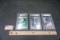 3 BGS Graded Football & Baseball Cards