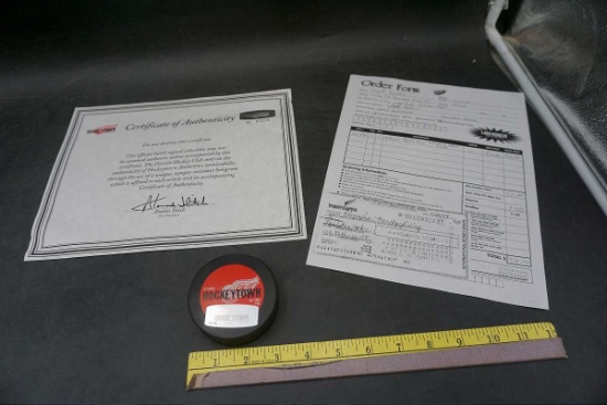 Hockeytown Authentics Hockey Puck