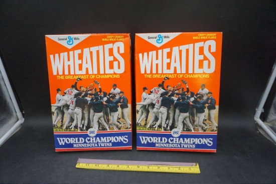 MN Twins Wheaties Boxes