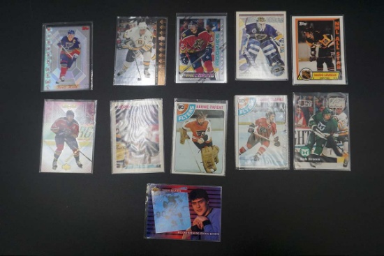 10 NHL Hockey Cards