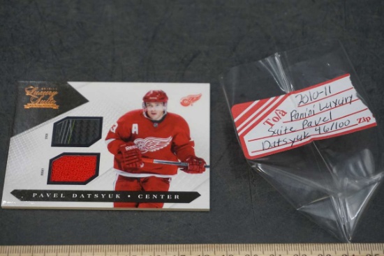 2010-11 Panini Luxury Suite Pavel Datsyuk Hockey Card