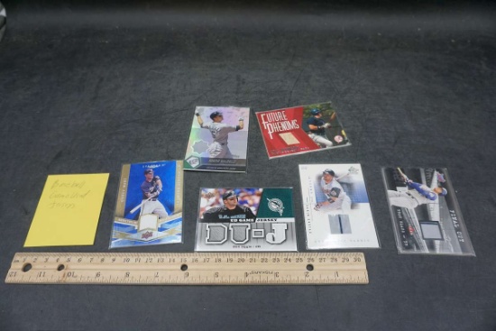 Game Used Jersey Football Cards