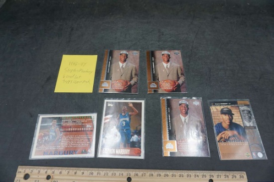 1996-97 Topps Upper Deck Stephon Marbury NBA Basketball Cards