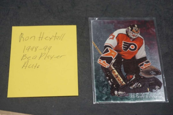 1998-99 Ron Hextall Bea Player autographed Card