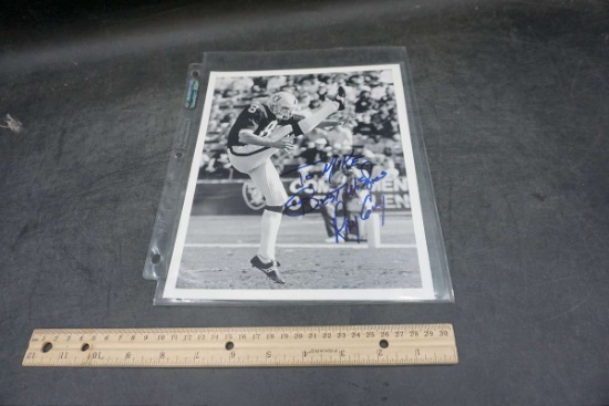 Ray Guy Autographed Photo