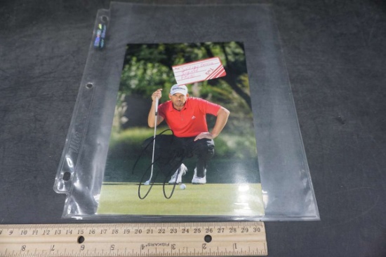 Sergio Garcia Autographed Photo