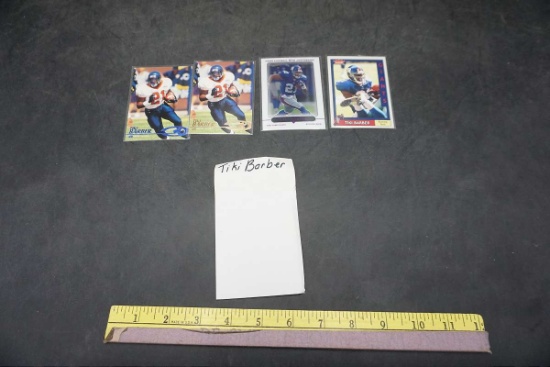 Tiki Barber NFL Football Cards