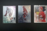 3 Detroit Red Wings Autographed Cards