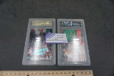 2 Graded NBA Basketball Cards