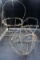 Vintage barbed wire. Flower pot holders.