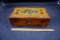 Handpainted, Wooden box w/ Mirror