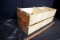 Wooden fruit crate.
