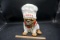 Cookie jar dog.