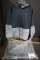 XL Zip up sweater, L shirt.