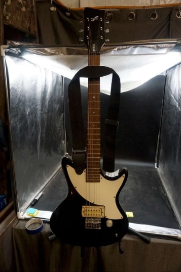 First Act, electric guitar. ME316. Guitar stand, guitar strap.