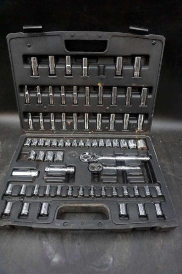 Socket and wrench set. Stanley.