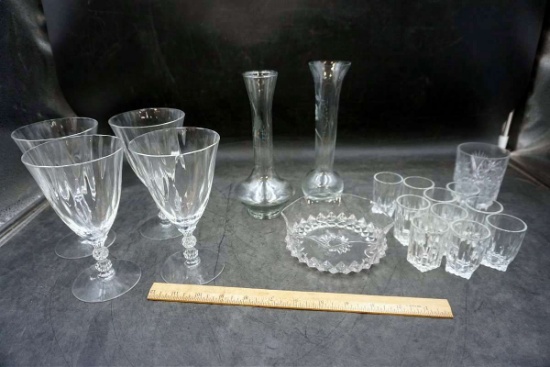 Stemware, vases, glasses, and more.