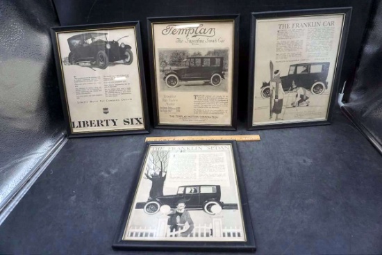 Framed Car Ads