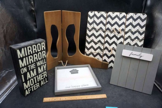 Wall art, clothing, stretcher, and more.