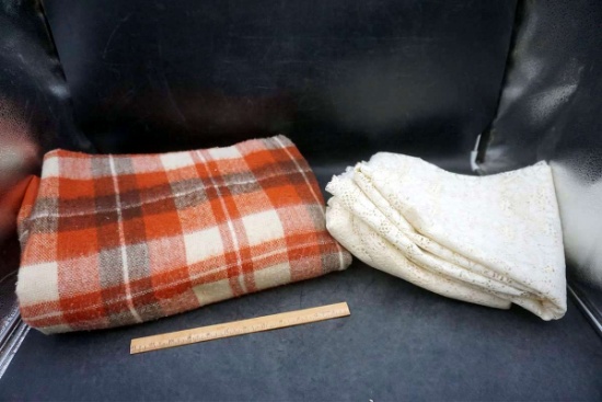 Blankets, linens.