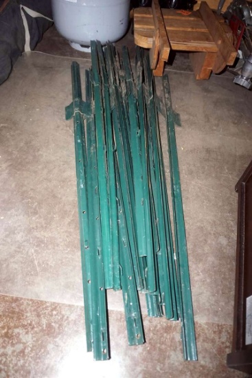Metal posts. 19.