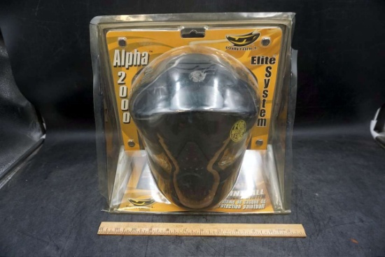 Alpha 2000 elite Paintball goggles system.