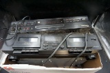 Stereo equipment, Sony, pioneer, tape decks, CD player