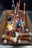 Croquet set.