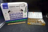 Indoor insect killer zapper, box full of hanging hardware.