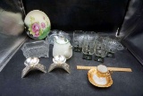 Candleholders, Stemware, Plate, Glassware