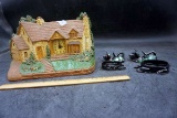 Cat Keepsake Boxes, Homestead Cottage Clock