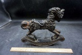 Cast Iron Rocking Horse Door Stop