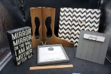 Wall art, clothing, stretcher, and more.