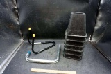 Heavy duty garage hooks, furniture risers.