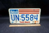 Vintage South Dakota license plate.
