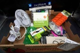 Jump ropes, fans, goggles, carry-on kit, glasses, holder, anxiety relief, bottles, and more.