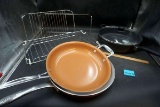 Pans and racks.