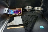 Pet accessories, food bowls, clothes, colors, and more.