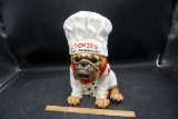 Cookie jar dog.