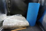 Yoga mats, exercise mats, cushions.