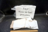 Blow up heel protectors.