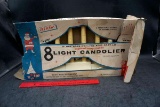 Crescent 8-Light Candle Holder w/ Box, Plastic