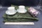 Tablecloth, cup & Saucer