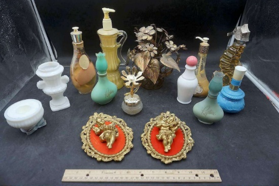 Avon - Cherubs & Various Glass Pieces