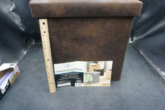 Collapsible Storage Ottoman ( Mainstays)