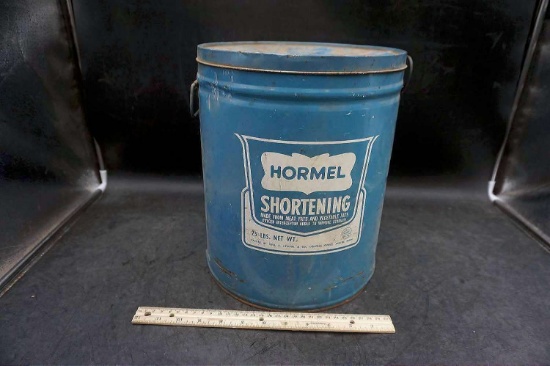 Hormel Shortening Bucket w/ Lid