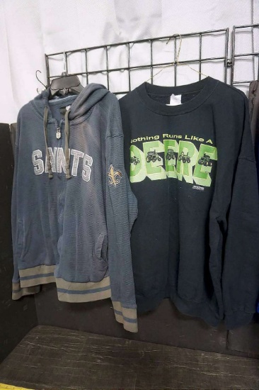 Saints & John Deere Sweatshirts