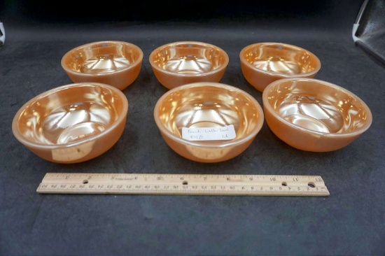 Set of 6 Luster Bowls
