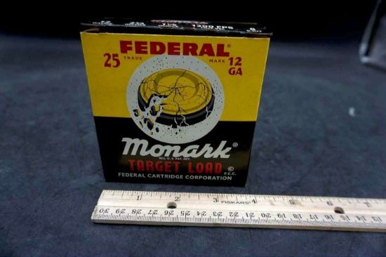Federal Monark 12 ga Shells - Full Box