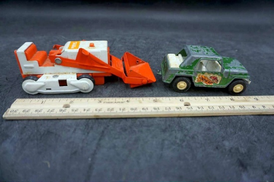 Tonka Dozer & Metal Car